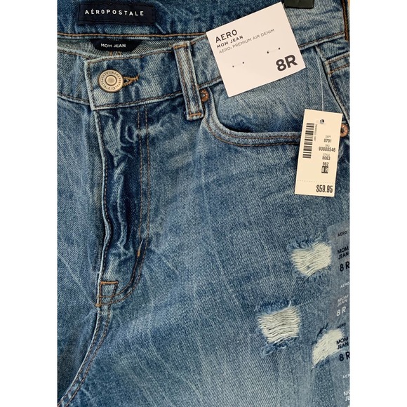 NWT Aeropostale Perfectly Distressed “Mom Jean” Size 8 R - Picture 5 of 14